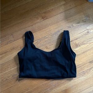 Old Navy XXL Black Ribbed Bikini Top